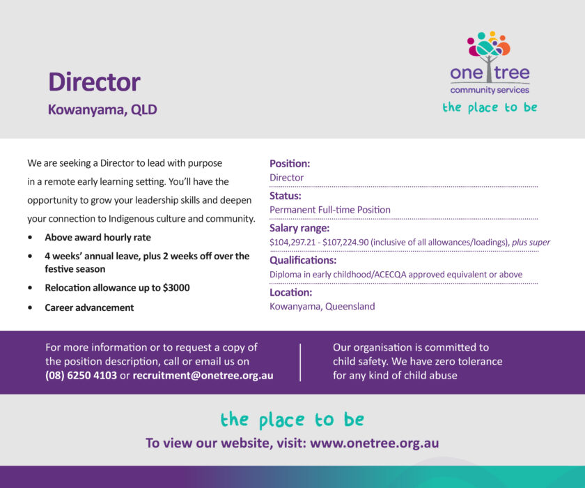 Director Kowanyama Position