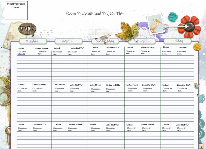 Room Program Plan 
