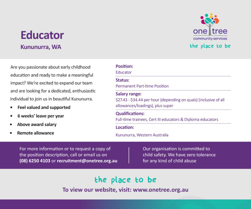 Educator - Kununurra