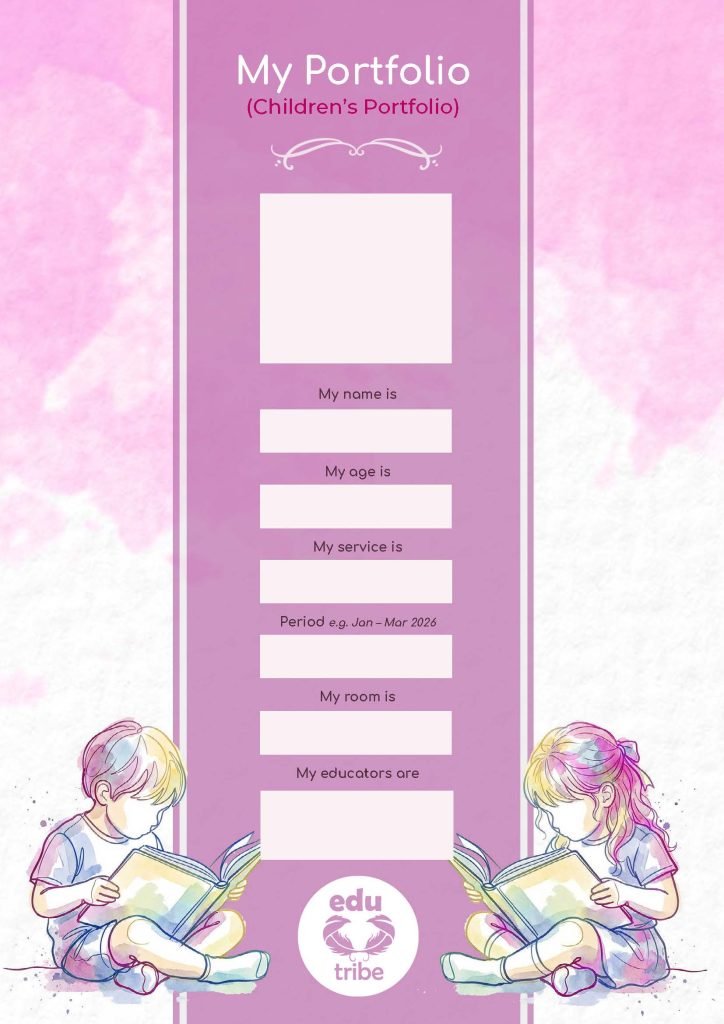 My Children's Portfolio Cover