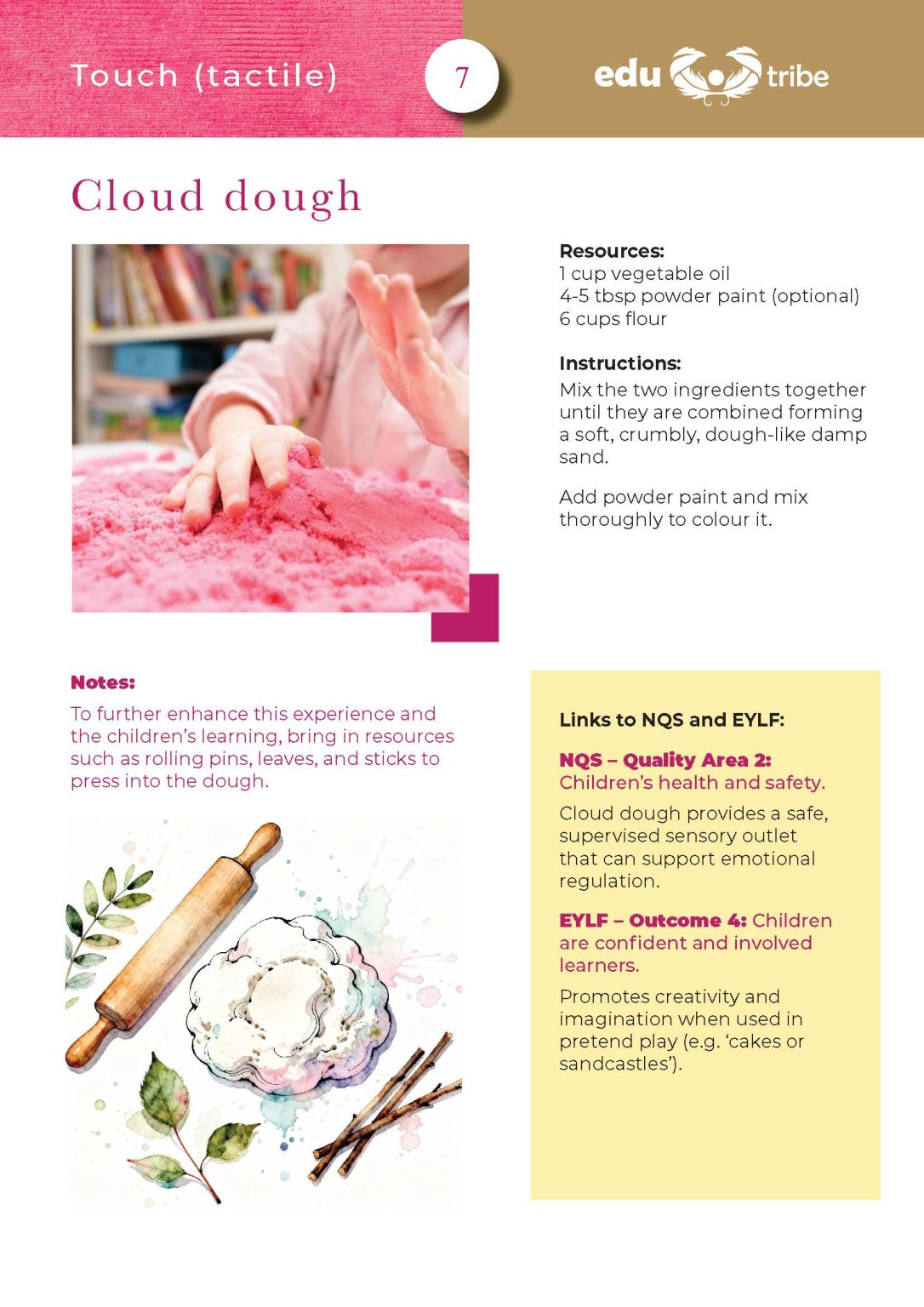 Sensory Play Toolkit | EduTribe for early childhood educators
