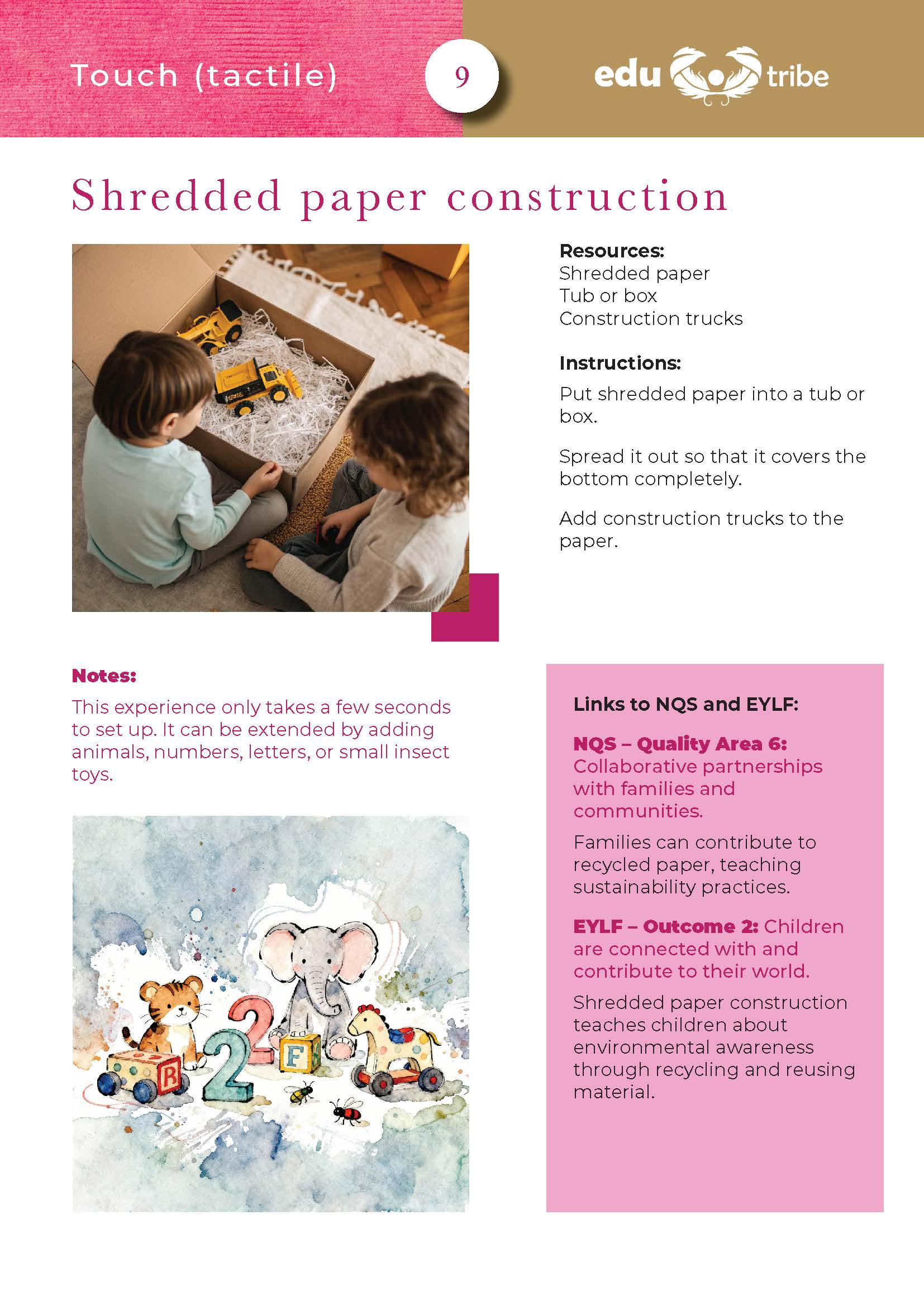 Sensory Play Toolkit | EduTribe for early childhood educators